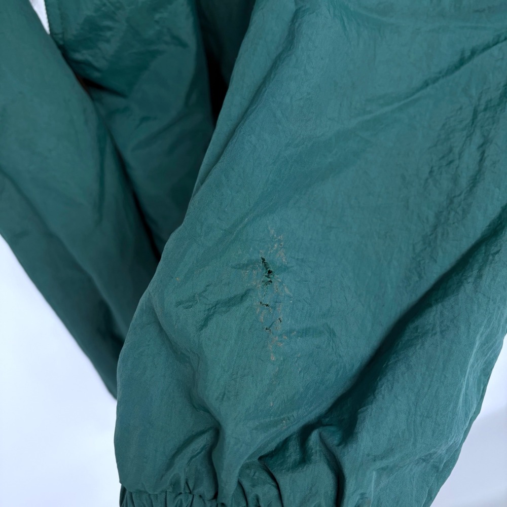 Vintage Starter Green Bay Packers Windbreaker Jacket Medium Green Stitched Nylon - Picture 10 of 11